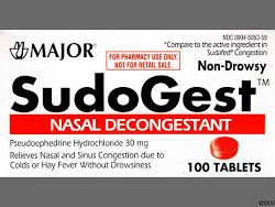 Pseudodine (Generic Pseudoephedrine)